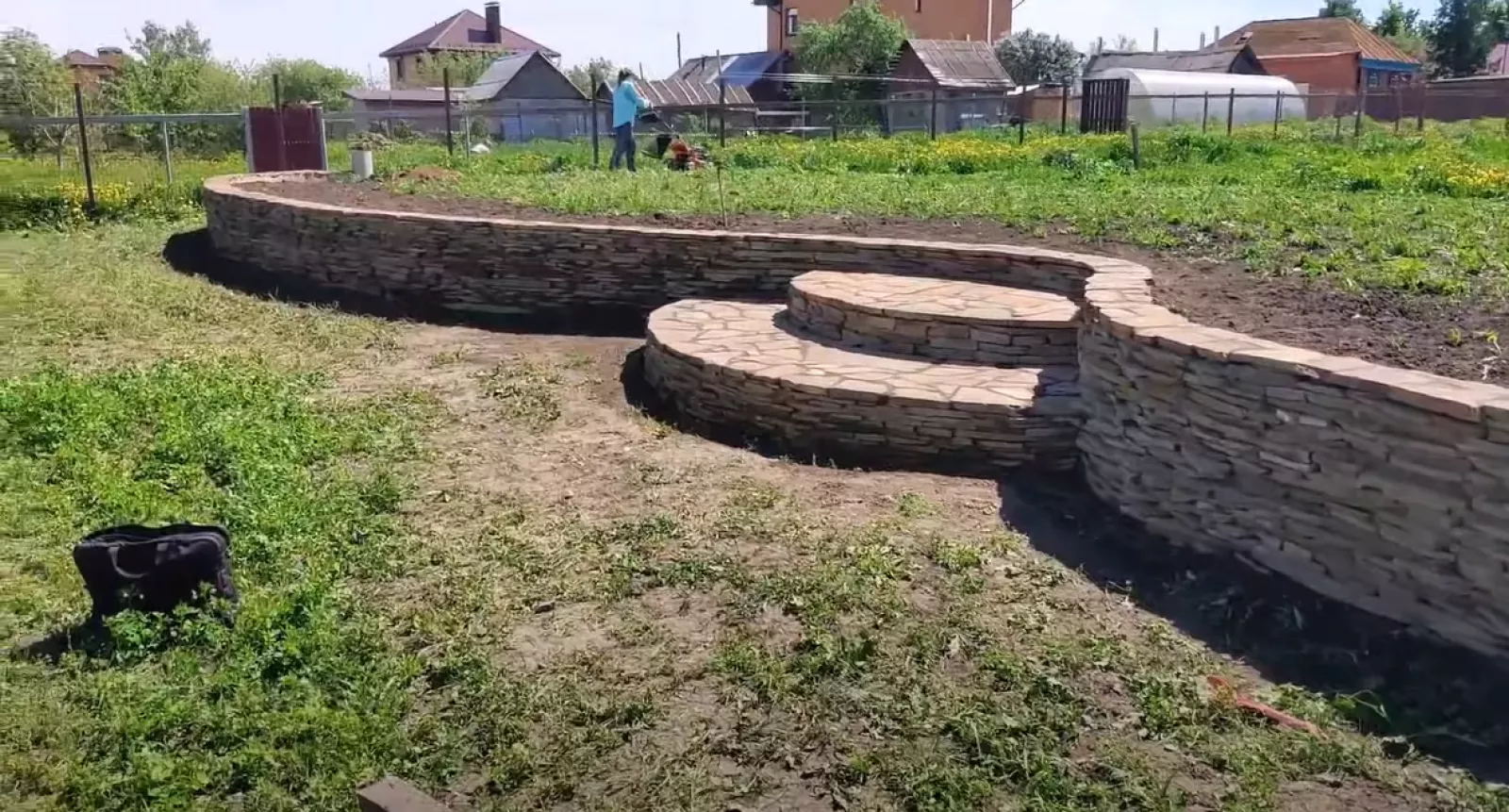 Подпорная стенка в Иркутске — фото 2